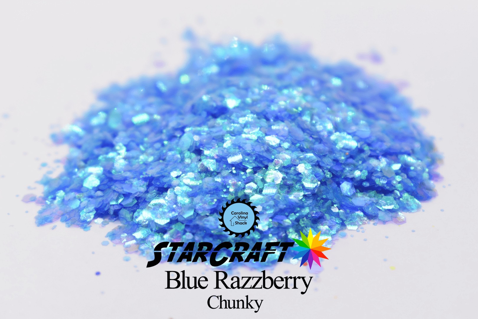 Carolina Vinyl Shack- Starcraft Blur Razzberry Chunky